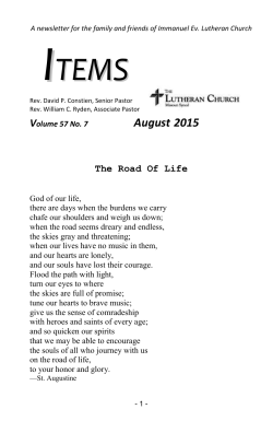 items - Immanuel Lutheran Church