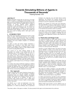 Towards Simulation Billions of Agents in