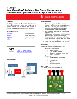 Low Cost, Small Solution Size Power