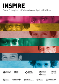 INSPIRE: Seven strategies for ending violence against children