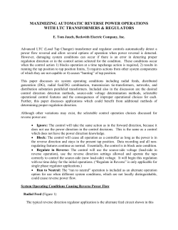 maximizing automatic reverse power operations with ltc transformers