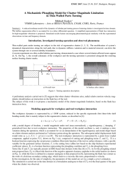 A Mechanistic Ploughing Model for Chatter