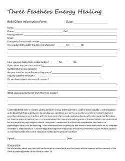 Three Feathers Energy Healing - Amaryllis Centre for Healing