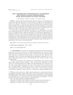 FAST, DISTRIBUTED APPROXIMATION ALGORITHMS FOR