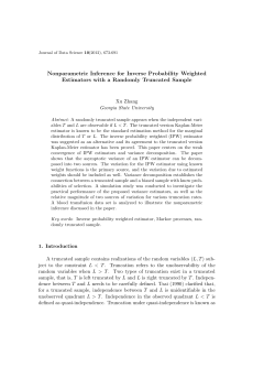 Nonparametric Inference for Inverse Probability Weighted Estimators