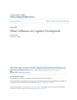 Music`s Influence on Cognitive Development