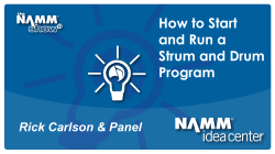 6 How to Start and Run