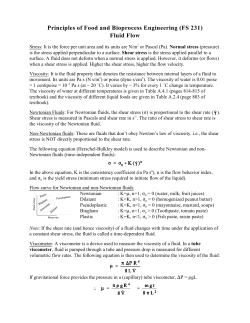 Fluid Flow - NC State University