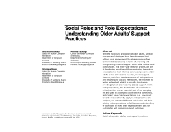 Social Roles and Role Expectations