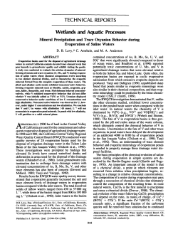 (1994) Mineral Precipitation and Trace