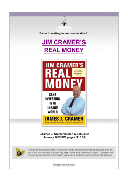 JIM CRAMER`S REAL MONEY