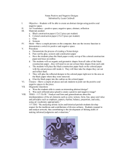 Notan Positive and Negative Designs
