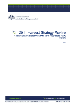 Contract - The Australian Fisheries Management Authority