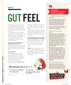 Why Consumers Go Gluten-Free - Gluten