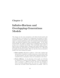 Infinite-Horizon and Overlapping