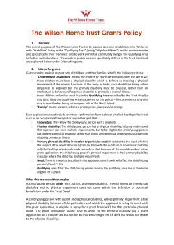 policy - Wilson Home Trust