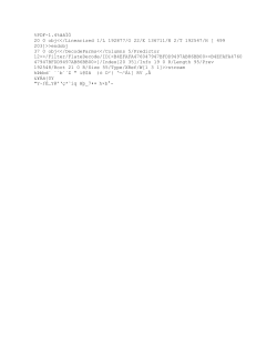 Enrollment Contract for the 2014-2015 Academic Year