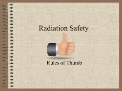 Radiation Safety