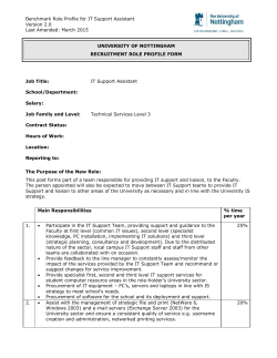 IT Support Assistant Level 3