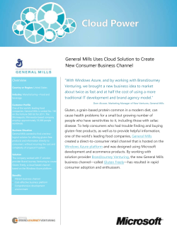 General Mills Uses Cloud Solution to Create