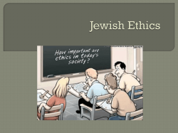 Jewish Ethics