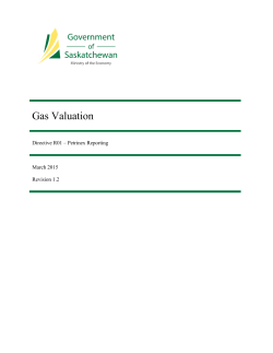 Gas Valuation