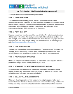 MS Word Version - NJ Safe Routes to School