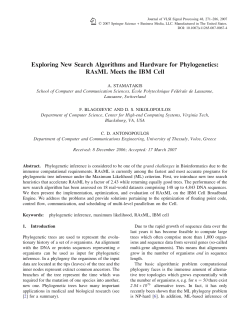Exploring New Search Algorithms and Hardware for Phylogenetics