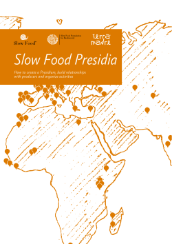 Slow Food Presidia