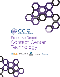 Contact Center Technology