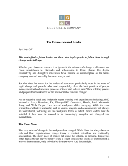 The Future-Focused Leader
