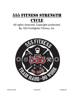 555 Fitness Strength cycle
