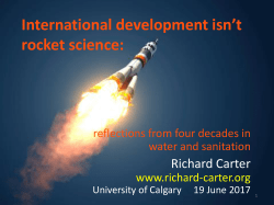International development isn*t rocket science