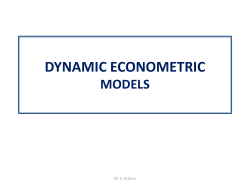Dynamic Econometric Models