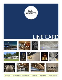LINE CARD - Light Resource