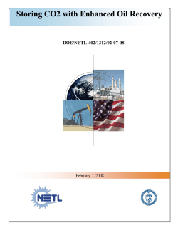 Storing CO2 with Enhanced Oil Recovery