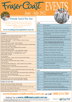 Fraser Coast Events