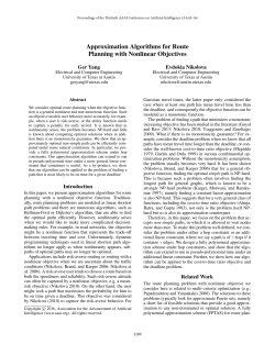 Approximation Algorithms for Route Planning with Nonlinear Objective