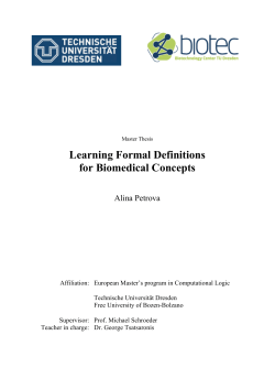 Learning Formal Definitions for Biomedical Concepts