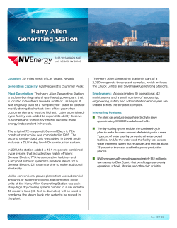 NV Energy Harry Allen Generating Station