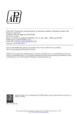 Crack STIT Tessellations: Characterization of Stationary Random