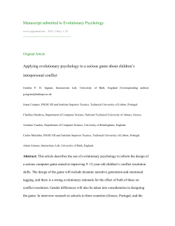 Ingram_et al_Applying evolutionary psychology to