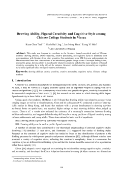 Drawing Ability, Figural Creativity and Cognitive Style among