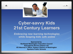Cyber-savvy Kids 21st Century Learners Embracing