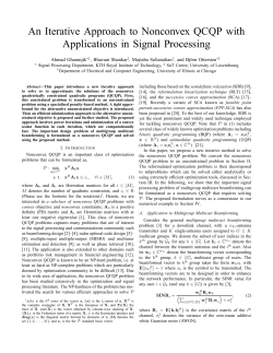 An Iterative Approach to Nonconvex QCQP with Applications in