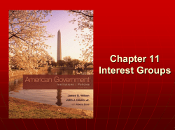 Chapter 1 The Study of American Government