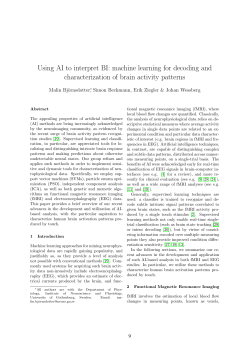 Using AI to interpret BI: machine learning for decoding and