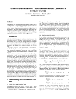 Fluid Flow for the Rest of Us: Tutorial of the