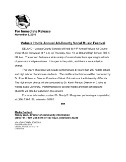 November 8, 2016 - Volusia Holds Annual All