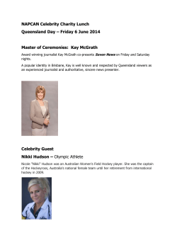NAPCAN Celebrity Charity Lunch